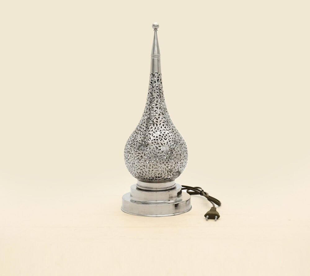 Lampe de table en cuivre en forme de goutte - Image 2