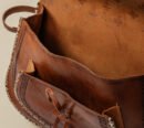 Sac à Main Bandoulière en Cuir – Élégance Vintage et Artisanat Marocain