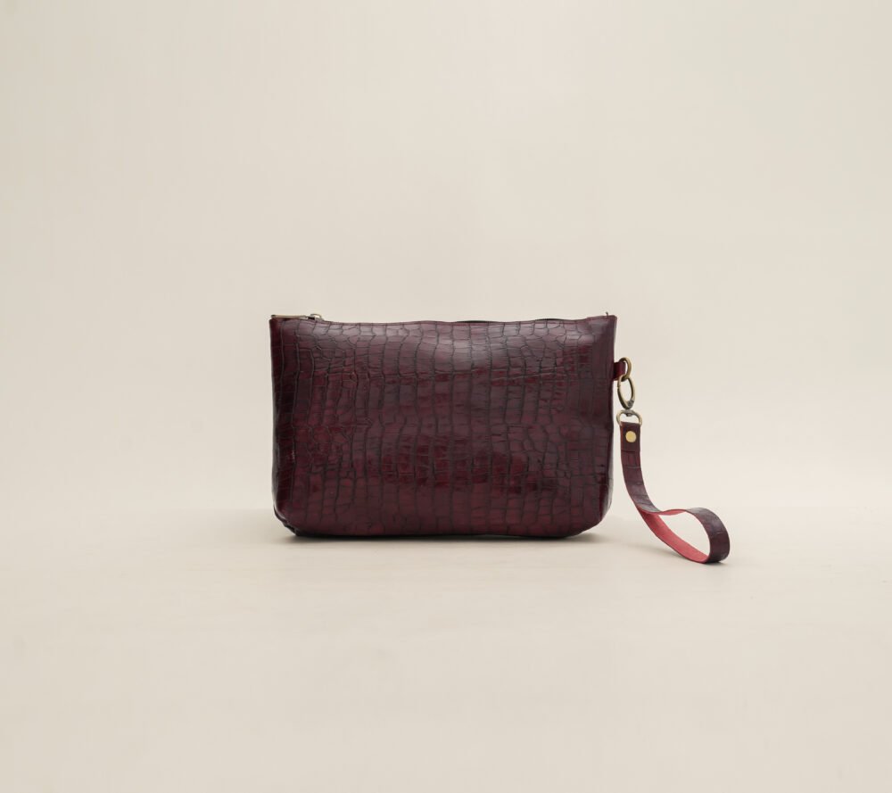 Pochette en Cuir Serpentine – Élégance et Raffinement Marocain – Image 2