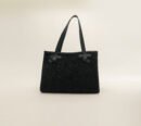 Sac Porté Épaule en Daim Poilu & Cuir – Élégance et Caractère