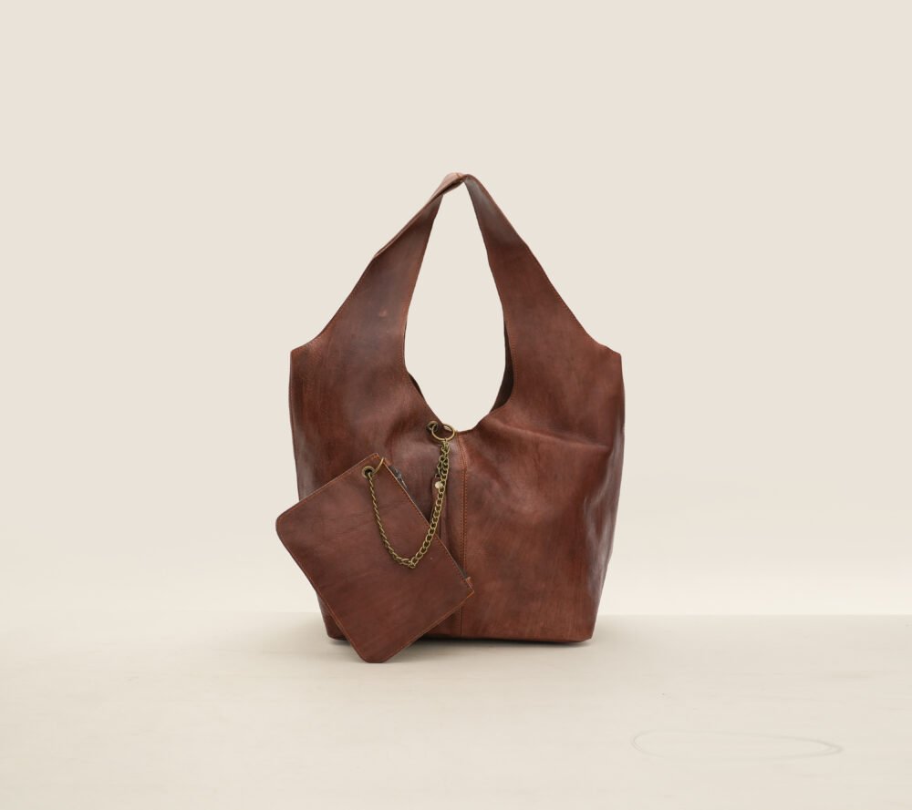 Sac à Bandoulière en Cuir avec Porte-Monnaie – Élégance & Praticité - Image 2