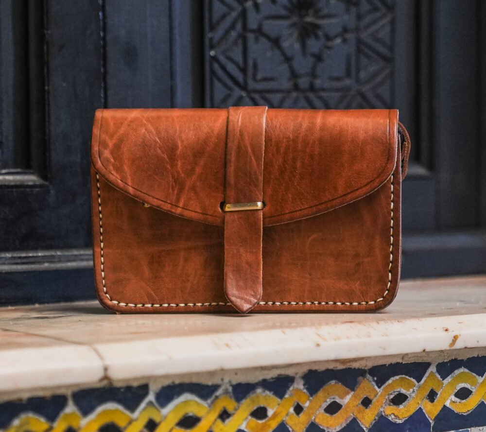 Sac à Bandoulière en Cuir – Élégance et Savoir-Faire Marocain - Image 7