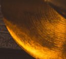 Lustre Suspendu en Cuivre Martelé
